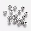 Non-Tarnish Stainless Steel Beads X-STAS-R033-4mm-1