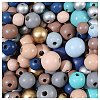 Baking Paint Wood Beads WOOD-SP0001-77A-7