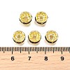 Brass Rhinestone Spacer Beads RB-A014-Z8mm-02G-4