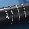 Non-Tarnish 304 Stainless Steel Figaro Chain Necklaces X-NJEW-E143-04P-4