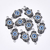 Polymer Clay Rhinestone Links connectors RB-T010-08-1