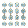 Golden Plated Alloy Enamel Charms ENAM-S118-04P-2