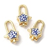 Brass Lobster Claw Clasps KK-K385-017G-2