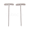 Non-Tarnish Nickel Plated Steel T Pins for Blocking Knitting FIND-D023-01P-01-1
