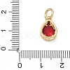 Brass Pave Cubic Zirconia Charms KK-CBA56EF-34A-G-4