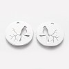 Non-Tarnish 304 Stainless Steel Pendants STAS-Q201-T403-2