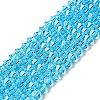 Imitation Austrian Crystal 5301 Bicone Beads X-GLAA-S026-6mm-06-1
