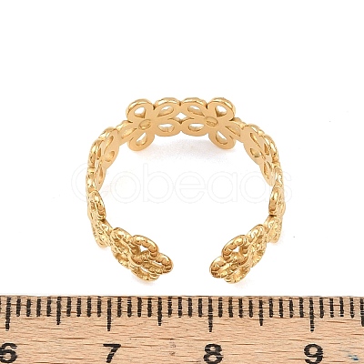 304 Stainless Steel Cuff Open Rings RJEW-P175-01A-G-1