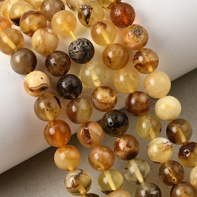 Natural Amber Beads Strands G-K376-H01-01-1