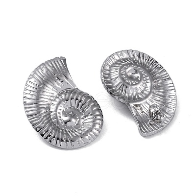 Non-Tarnish 304 Stainless Steel Stud Earrings LS-EJEW-M250-02A-P-1