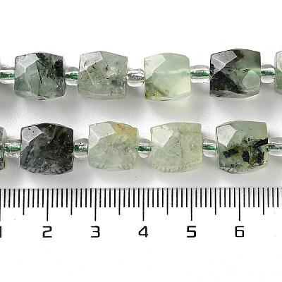 Natural Prehnite Beads Strands G-B065-A06-1