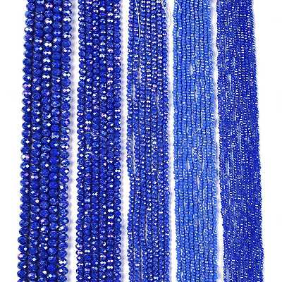 Electroplate Glass Beads Strands LS-EGLA-A044-P4mm-B32-1