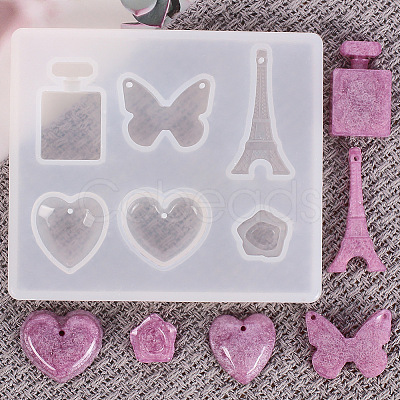 Pendant Silicone Molds X-DIY-L005-16-1