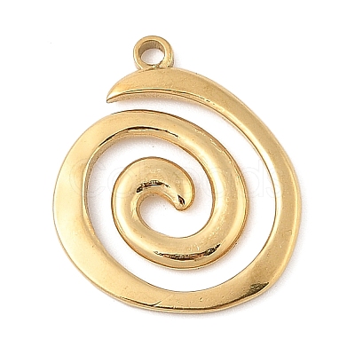 304 Stainless Steel Pendants STAS-P380-40G-1