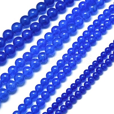 Natural Malaysia Jade Beads Strands G-L645-C01-6mm-19-1