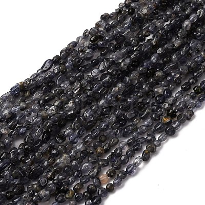 Natural Iolite/Cordierite/Dichroite Beads Strands G-I389-A34-01A-1