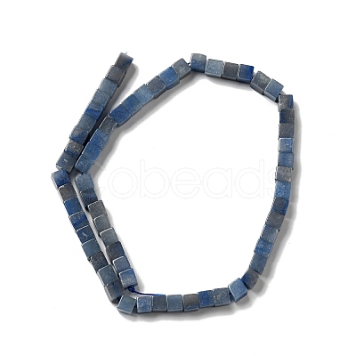 Dyed & Heated Natural Blue Aventurine Beads Strands G-I327-A01-1