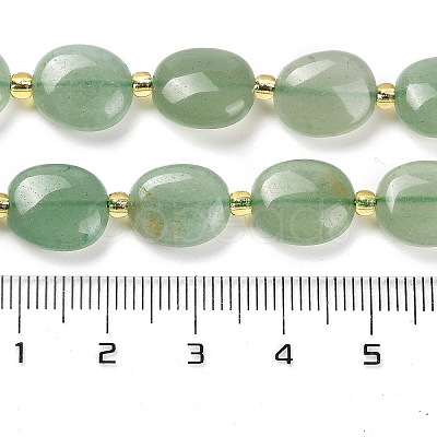 Natural Green Aventurine Beads Strands G-H005-A02-01-1