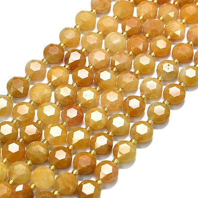 Natural Topaz Jade Beads Strands G-C116-A121-01-1