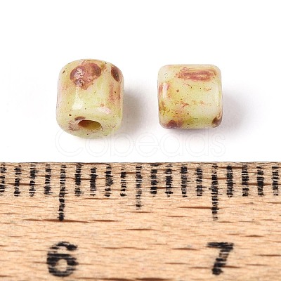 Baking Paint Glass Seed Beads SEED-N009-02E-1