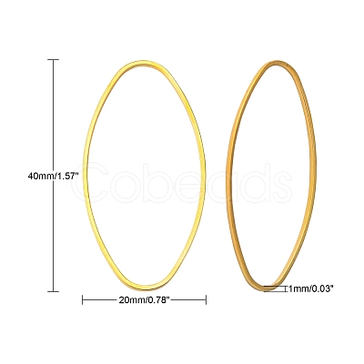 Jewelry Linking Rings EC021-G-1