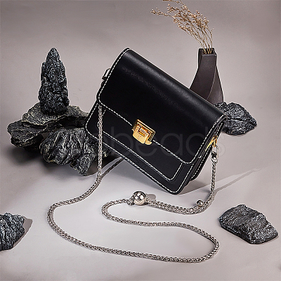 Adjustable Alloy Wheat Chain Bag Handles FIND-WH0061-54P-1