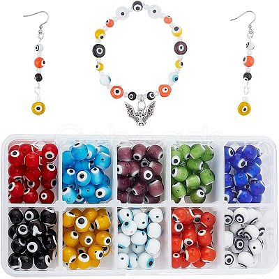 Handmade Lampwork Beads LAMP-PH0002-03-8mm-1
