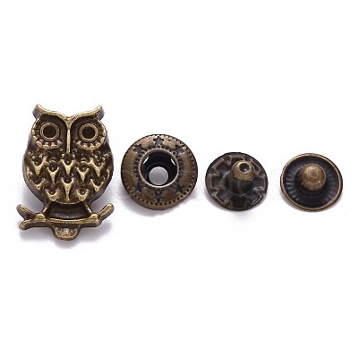 Brass Snap Buttons SNAP-S012-008-RS-1