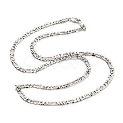 Brass Figaro Chain Bracelets & Necklaces for Women NJEW-U011-11P-1