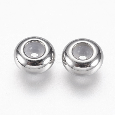 201 Stainless Steel Beads STAS-G142-7mm-P-1