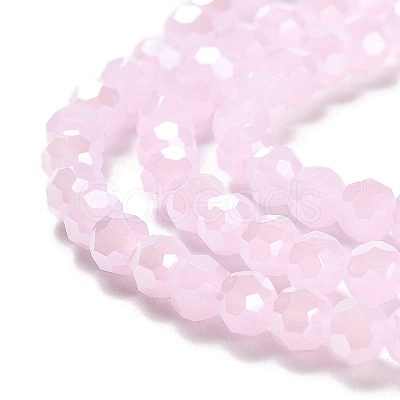 Electroplate Glass Beads Strands EGLA-A035-J4mm-A02-1