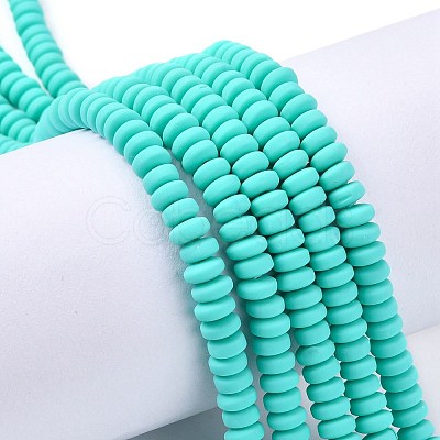 Handmade Polymer Clay Beads Strands X-CLAY-N008-008G-1