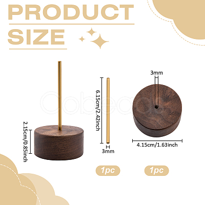 1Pc Wood Action Figure Display Pedestals ODIS-FG0002-19C-1