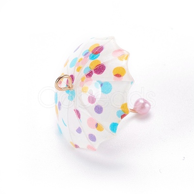 Resin Pendants CRES-M007-04B-1