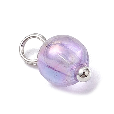 Transparent Acrylic Pendants PALLOY-JF04442-02-1