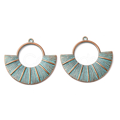 Tibetan Style Alloy Pendants FIND-B055-02F-1