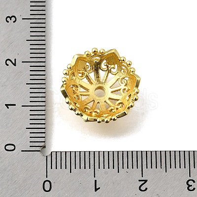 Brass Bead Caps KK-P306-03G-1