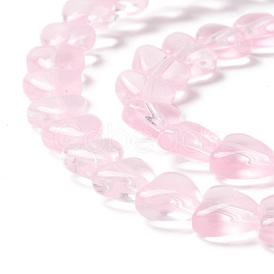 Transparent Glass Beads Strand GLAA-F112-01A-1