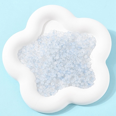 50G Frosted Glass Beads FGLA-YW0001-03B-1