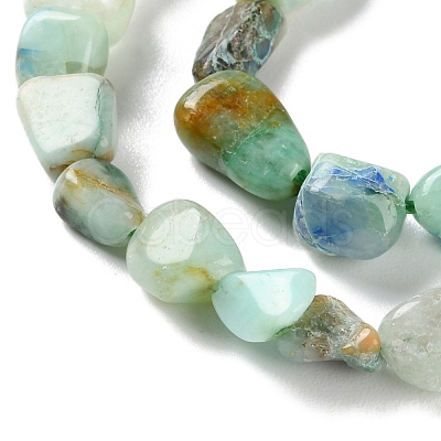 Natural Chrysocolla and Lapis Lazuli Beads Strands LS-G-P497-01C-23-1