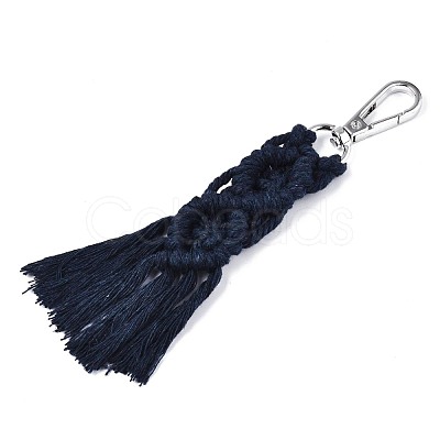 Polycotton(Polyester Cotton) Tassel Big Pendants Decorations FIND-R089-03-1