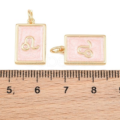Brass Enamel Pendants KK-CBA62C2-01L-1