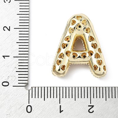 Brass Micro Pave Cubic Zirconia Pendants KK-Z108-01G-1