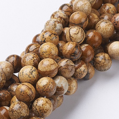 Natural Gemstone Beads Strands GSR10mmC016-1