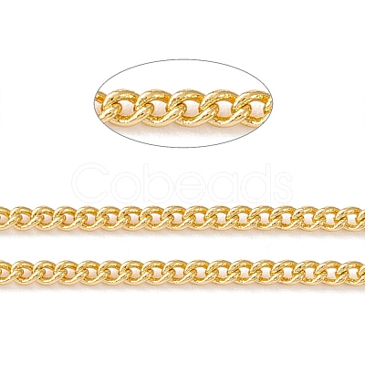 Brass Curb Chains CHC-O001-03G-1