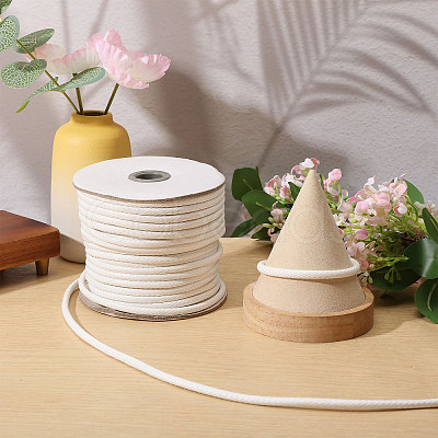 30M Braided Waxed Polyester Cords YC-WH0011-03B-1