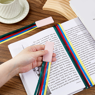 PU Leather Bookmark AJEW-WH0696-020C-1