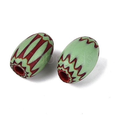 Handmade Millefiori Glass Barrel Beads LA-N002-15D-1