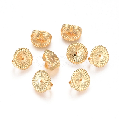 Brass Ear Nuts X-KK-L198-008G-1