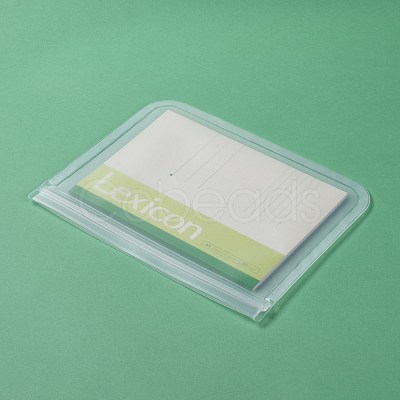 PEVA Waterproof Translucent Resealable Bag AJEW-F051-04-1